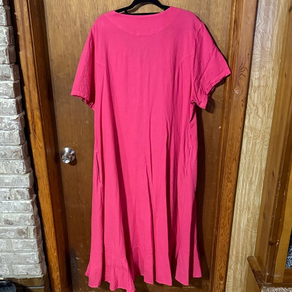 Pink Button-Down Dress - Picture 2 of 5